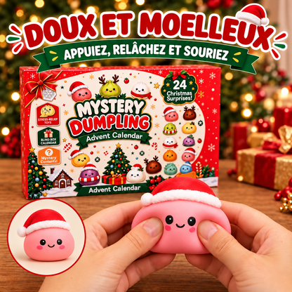 Calendrier de l’Avent Mystery Dumpling – 24 Squishies Surprise