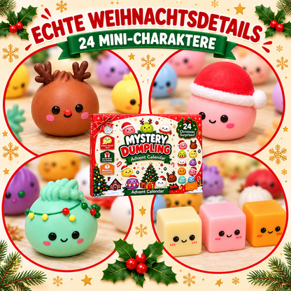 Mystery Dumpling adventskalender – 24 överrasknings-squishies