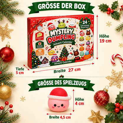 Mystery Dumpling adventskalender – 24 överrasknings-squishies