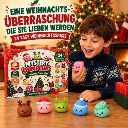 Mystery Dumpling adventskalender – 24 överrasknings-squishies