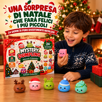 Mystery Dumpling adventskalender – 24 overraskelses-squishies